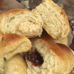 Home-baked Bread rolls A picture of Home-baked Bread rolls.
