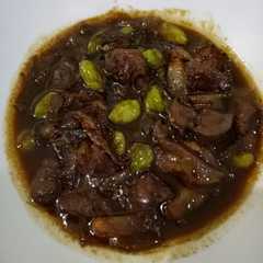 รูปของ Hati ayam, pete, kecap