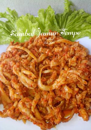 Foto resep Sambal jamur tempe