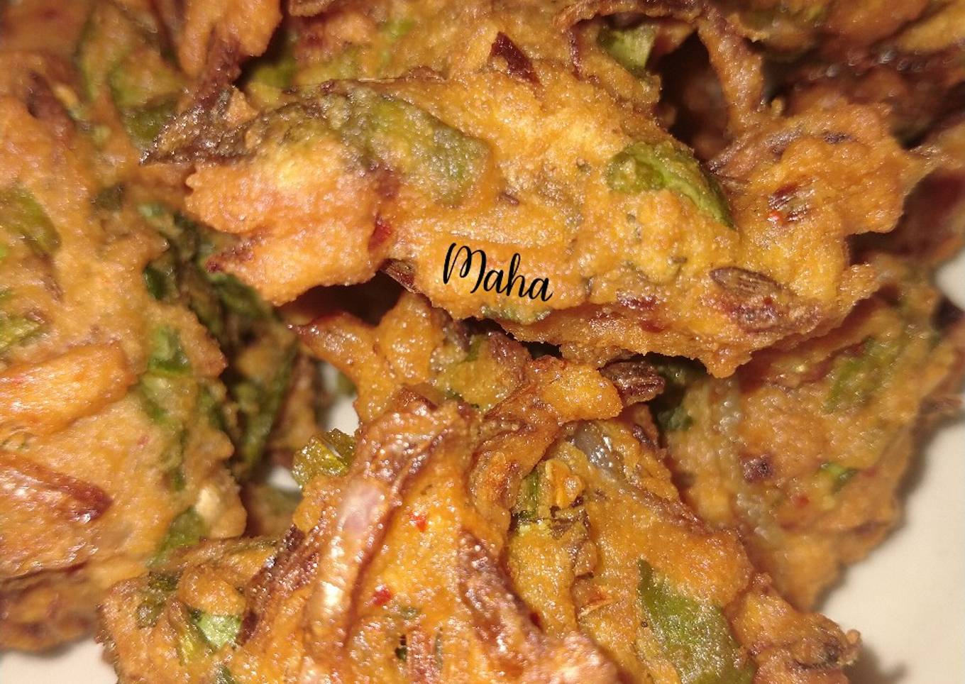 Red lentils pakora