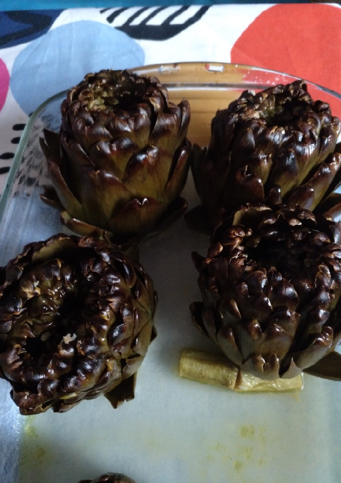Una foto de Alcachofas al horno