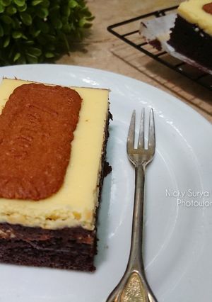 Foto resep Lotus Creamcheese Brownies