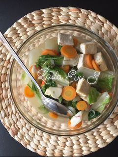 Foto resep Sayur Sawi Putih & Tahu