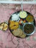Gujarati festive thali