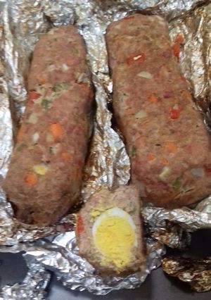 Una foto de Rollo con vegetales