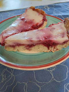Una foto de Kuchen de frambuesa