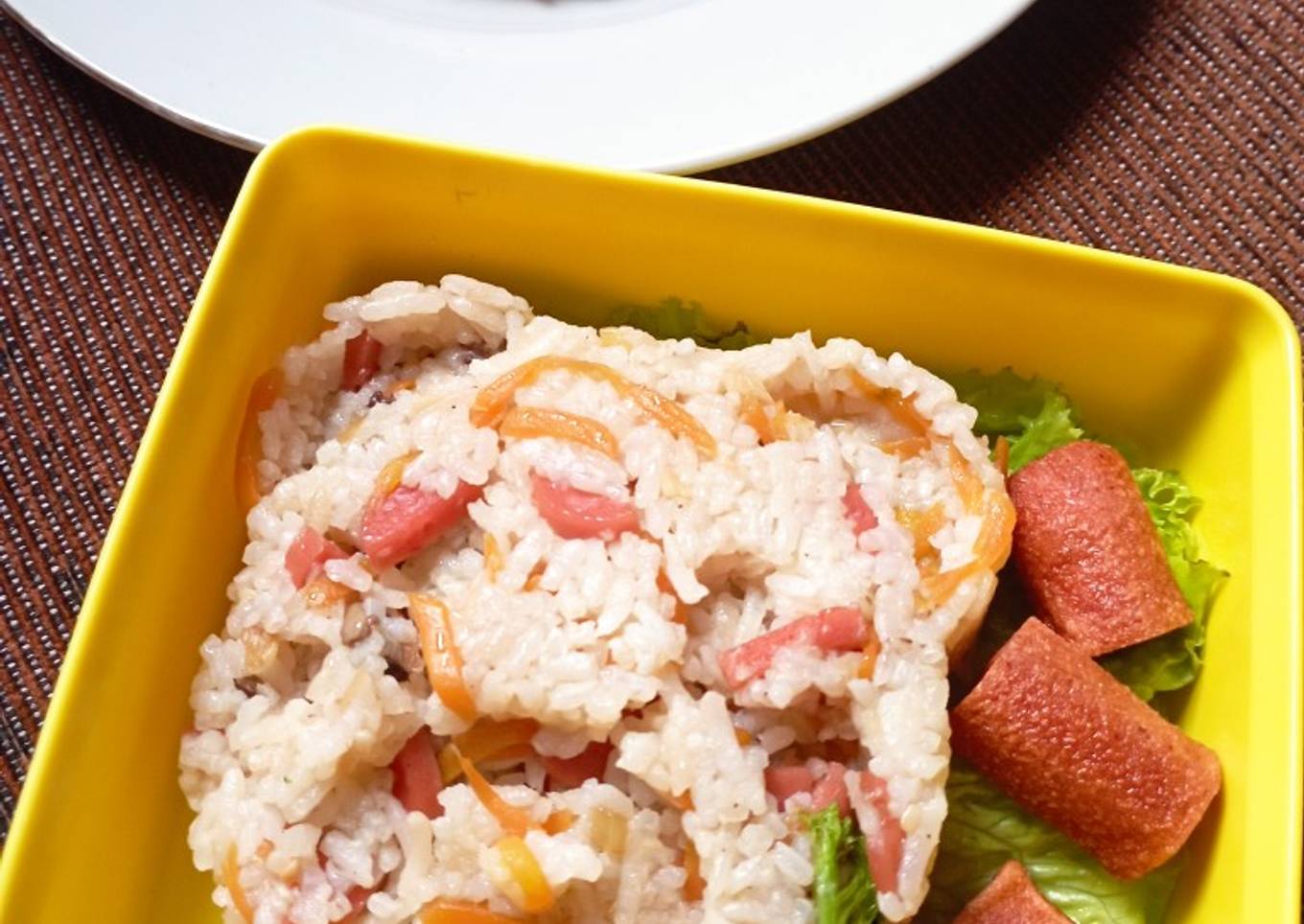 Nasi Goreng Sosis Sayur #Bekal Sekolah
