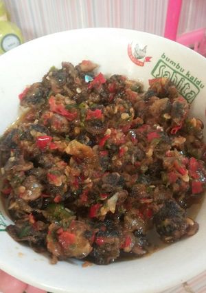 Foto resep Daging Kerang Rebus Balado