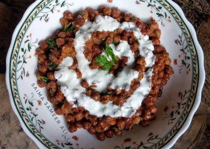 How to Prepare Eric Ripert Kalay channo ki chaat