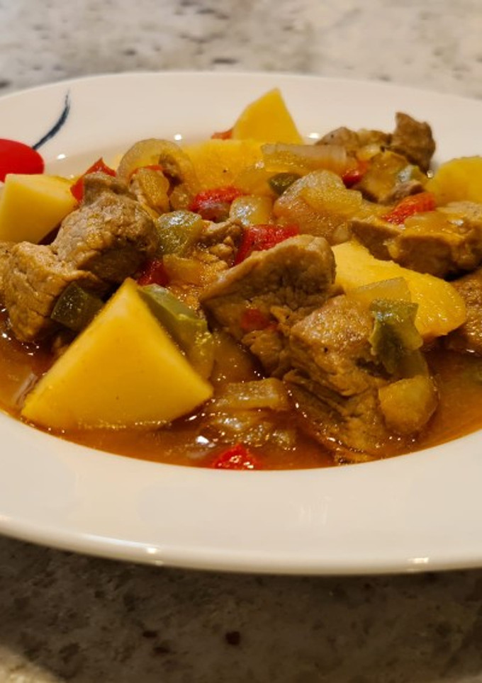 Una foto de Estofado de cerdo a la sidra