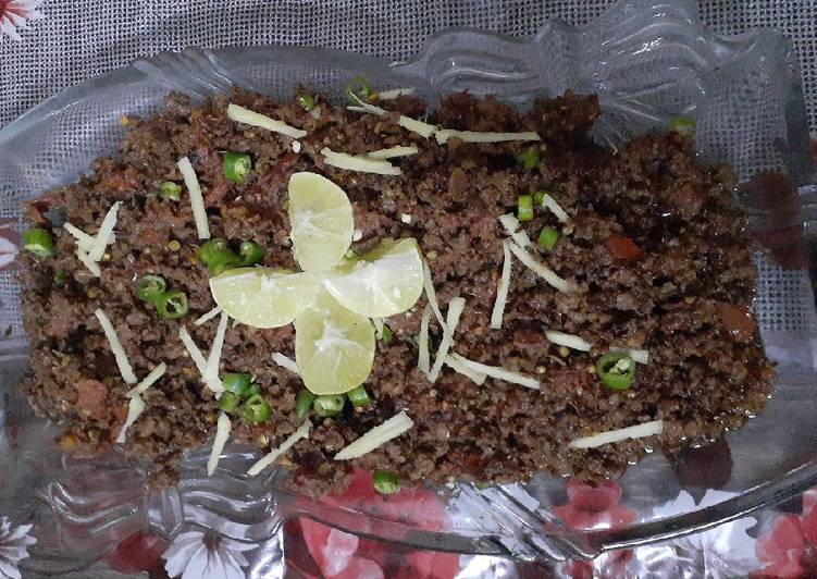 How to Prepare Quick Kata Kat Style Beef Qeema