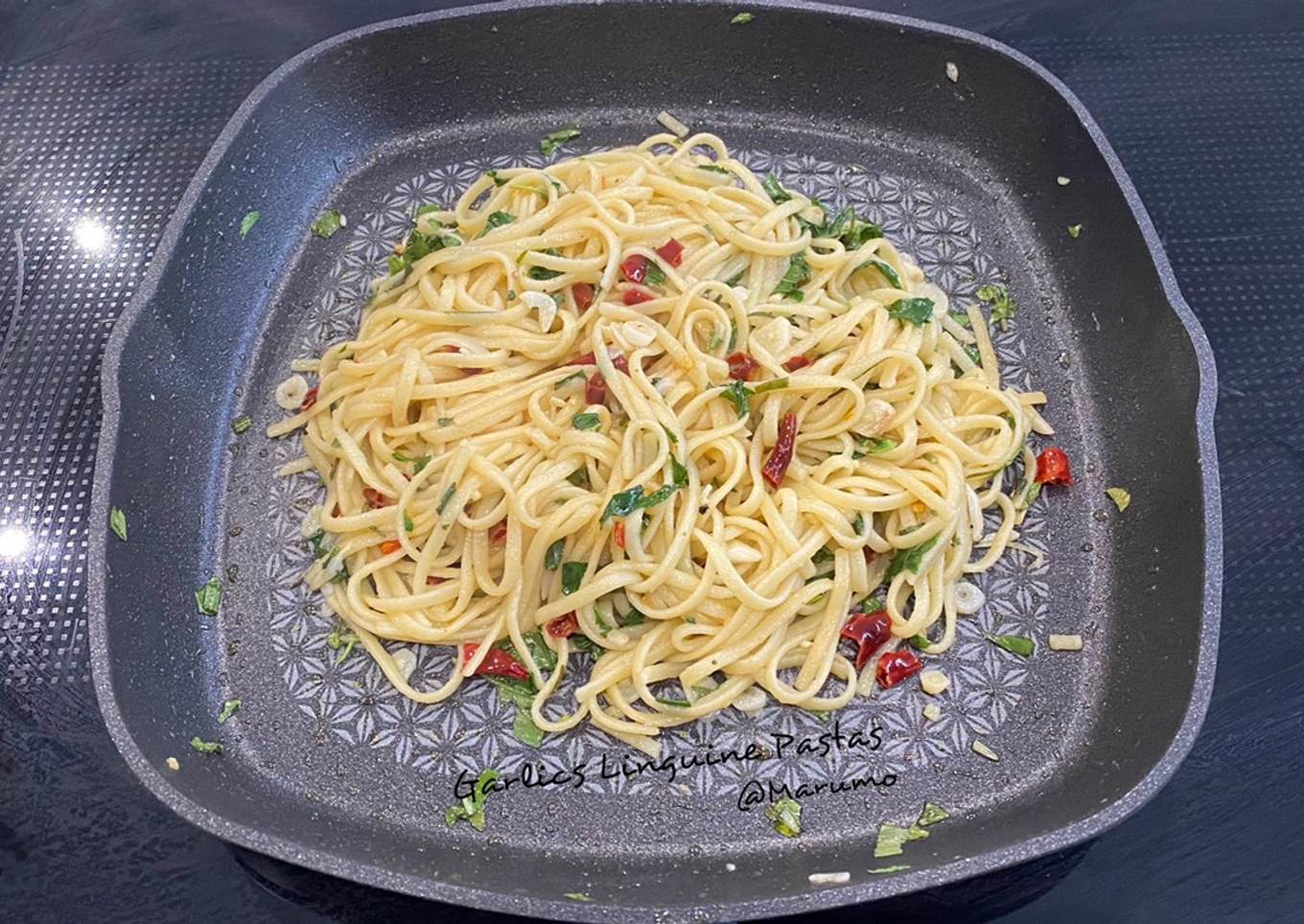 Garlics Linguine Pastas