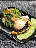 Eatclean: Lunch with Chicken Breast Salad and Sesame Dressing