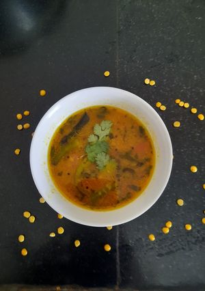 A picture of Dal (Maharashtrian Amti).