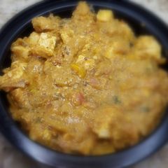 A picture of Achari Paneer.