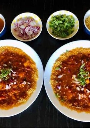 A picture of Banarasi Tamatar Chat.
