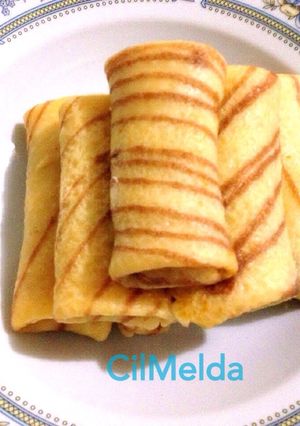 Foto resep Dadar gulung vla coklat