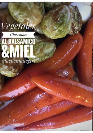 Una foto de Vegetales Glaseados al Balsámico y Miel