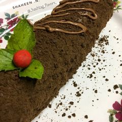 A picture of Oreo Icecream Roll.