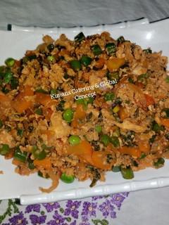 A picture of Egg veggies sauce.