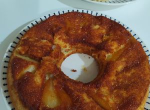 Una foto de Tarta invertida de manzanas. Muy fácil