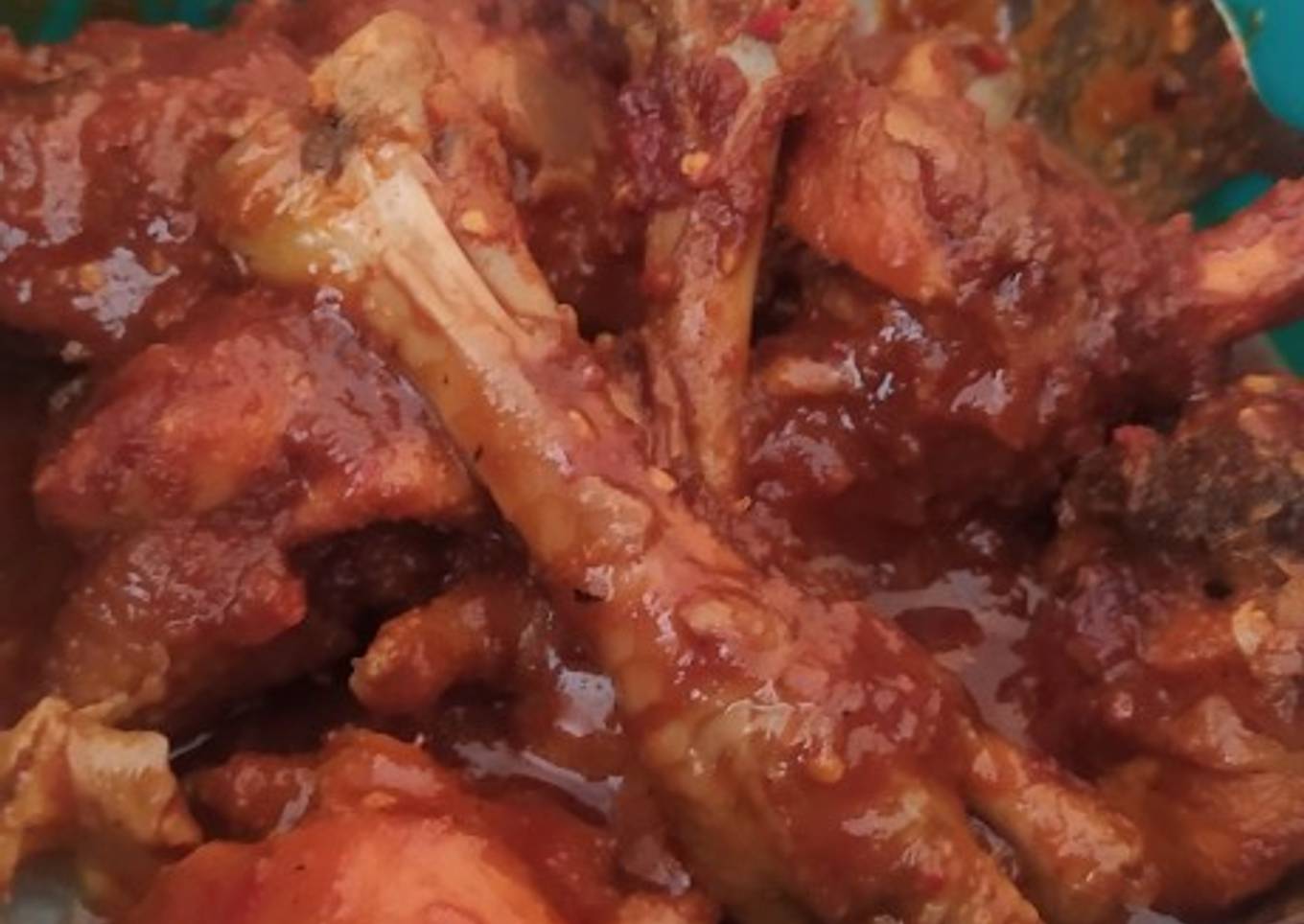 Ayam pedas manis simpel mudah