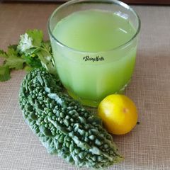 A picture of Bitter Gourd Juice.