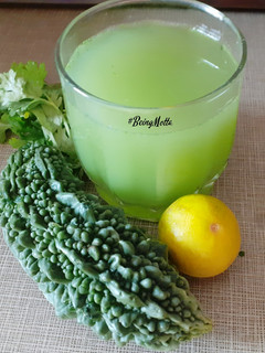 A picture of Bitter Gourd Juice.