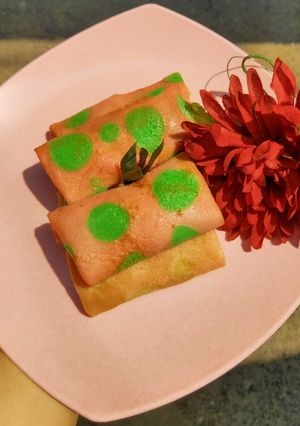 Foto resep Dadar Gulung Polkadot