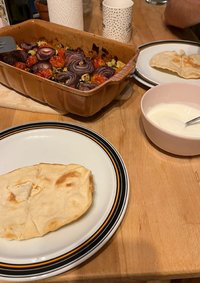 Una foto de Salsa de yogur y ajo