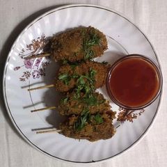 A picture of Dish Name Soya lolipop.