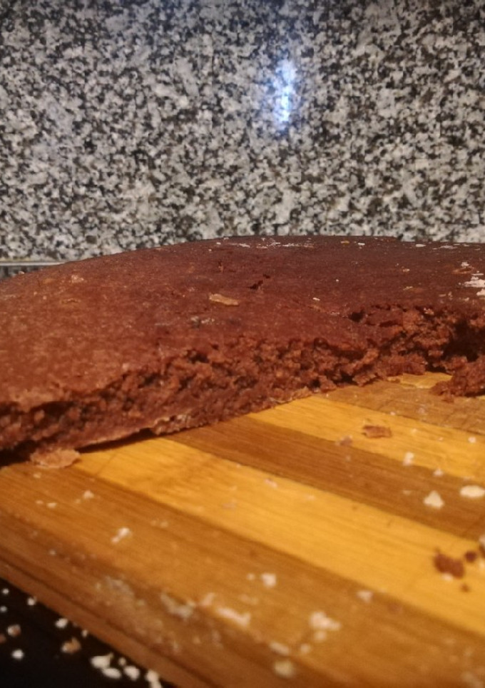 Una foto de Brownie vegano fácil