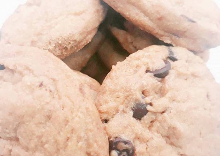Resep Choco Chips Soft Cookies/Chewy Choco Chips Cookies, Lezat Sekali