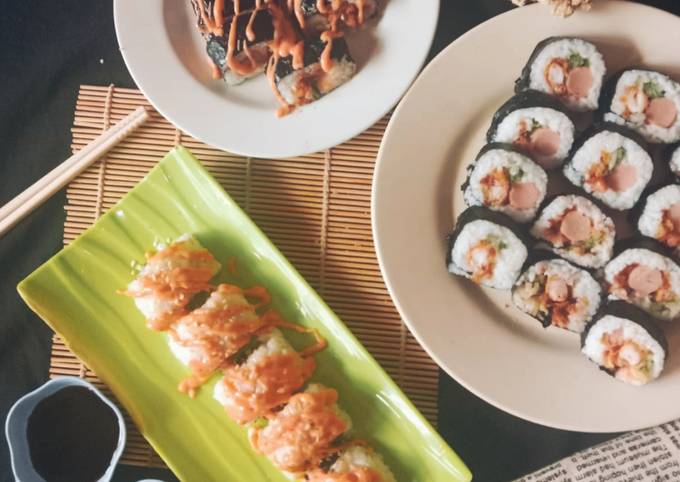 Resep Sushi Roll Saus Mentai Oleh Herlyna Dhitian Cookpad