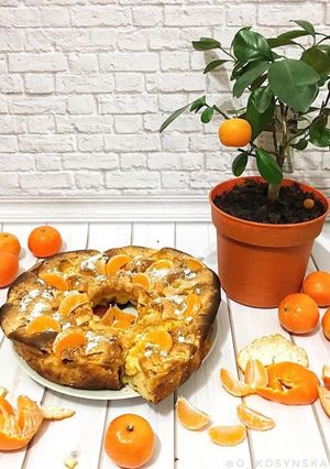 Фото Мандариновый 🍊 пирог.