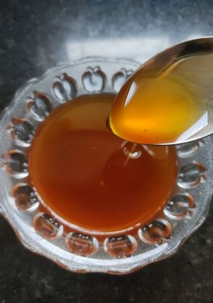 A picture of Jaggery tamarind sweet chutney.
