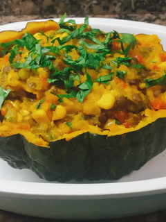 Una foto de Zapallo relleno (sin horno)