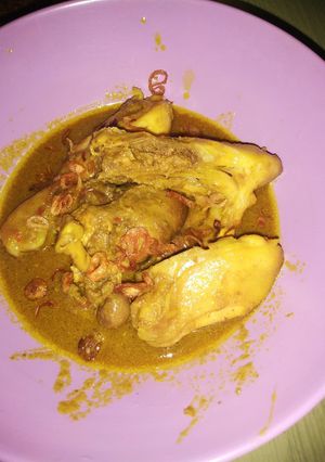 Foto resep Ayam Bumbu Kuning Bawang Goreng