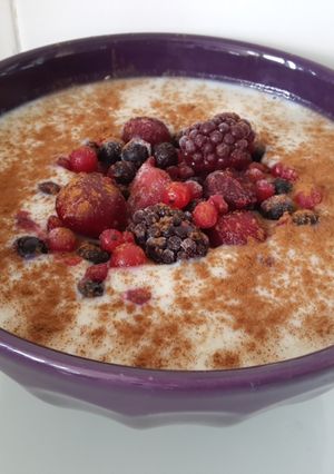 Foto principal de Quinoa con leche de almendras