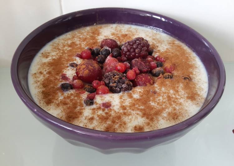 Quinoa con leche de almendras