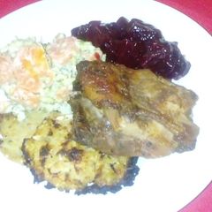 A picture of Beetroot chutney salad.