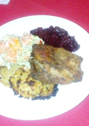 A picture of Beetroot chutney salad.