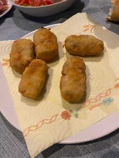 Una foto de Croquetas puchero