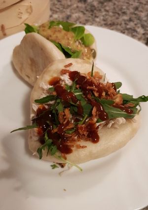 Una foto de Pan bao o pan al vapor en Thermomix