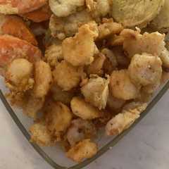 Una foto de Tempura fácil y muy rica