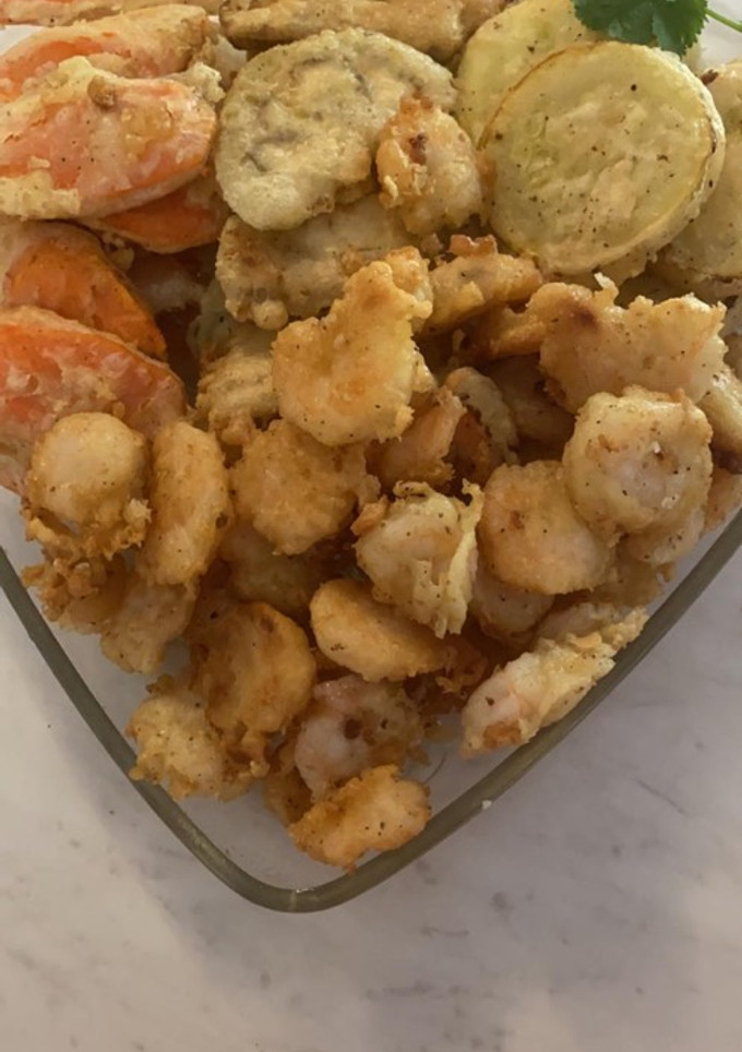 Una foto de Tempura fácil y muy rica