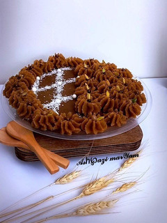 عکسی از دستور حلوا نارگیلی🥥