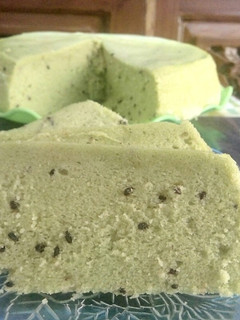 Foto resep Bolu pandan wijen kukus