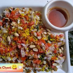 A picture of Singhara Chaat.
