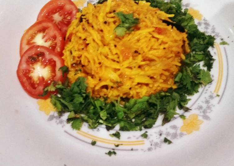Recipe of Any-night-of-the-week Mix vej. Besan pulav